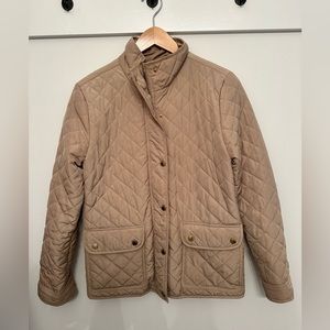 Khaki quilt jacket size small